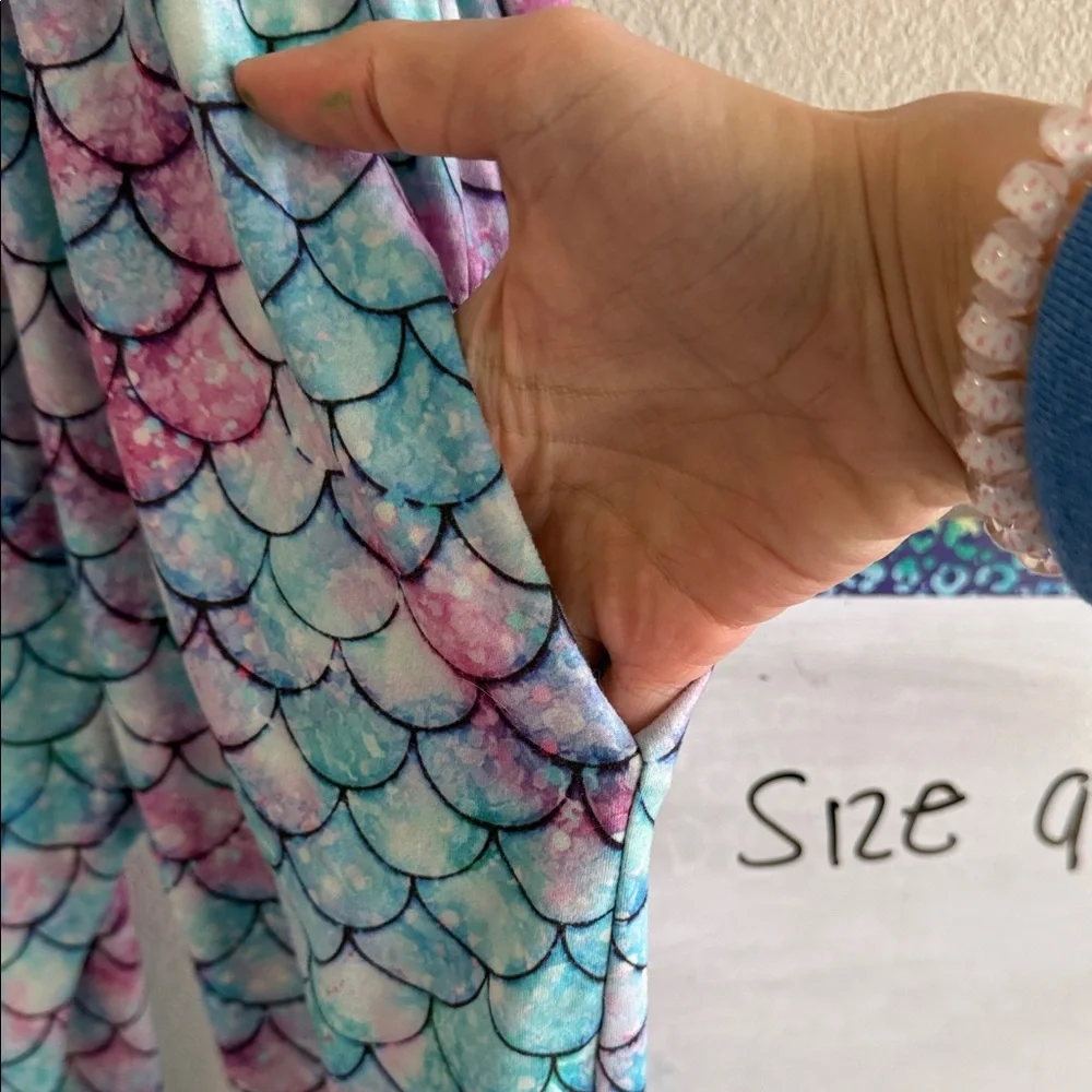 Colorful Mermaid Scale Jumpsuit - Picture 3 of 6